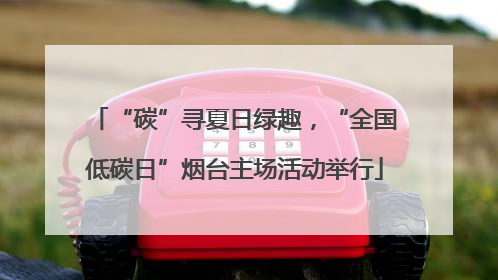 “碳”寻夏日绿趣，“全国低碳日”烟台主场活动举行