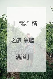 “粽”情之旅 童趣满溢