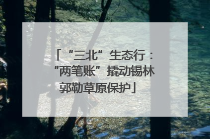 “三北”生态行：“两笔账”撬动锡林郭勒草原保护
