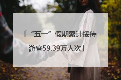 “五一”假期累计接待游客59.39万人次