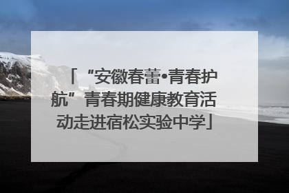 “安徽春蕾•青春护航”青春期健康教育活动走进宿松实验中学