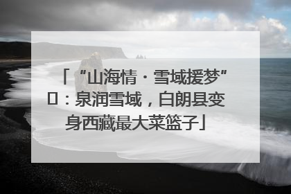 “山海情・雪域援梦”⑪：泉润雪域，白朗县变身西藏最大菜篮子