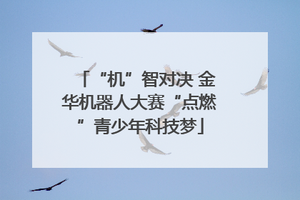 “机”智对决 金华机器人大赛“点燃”青少年科技梦