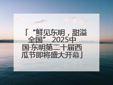 “鲜见东明，甜溢全国” 2025中国·东明第二十届西瓜节即将盛大开幕