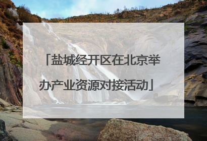 盐城经开区在北京举办产业资源对接活动