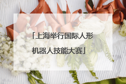 上海举行国际人形机器人技能大赛