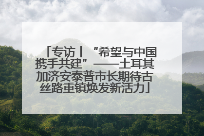 专访丨“希望与中国携手共建”——土耳其加济安泰普市长期待古丝路重镇焕发新活力