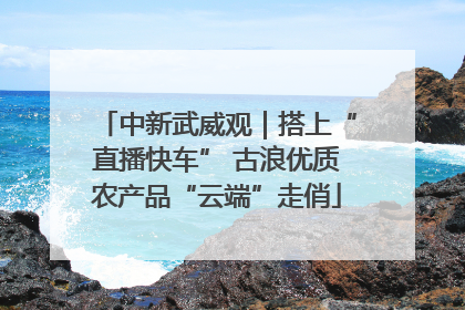 中新武威观｜搭上“直播快车” 古浪优质农产品“云端”走俏