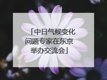 中日气候变化问题专家在东京举办交流会