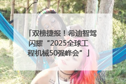 双榜捷报！希迪智驾闪耀“2025全球工程机械50强峰会”