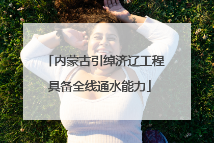 内蒙古引绰济辽工程具备全线通水能力