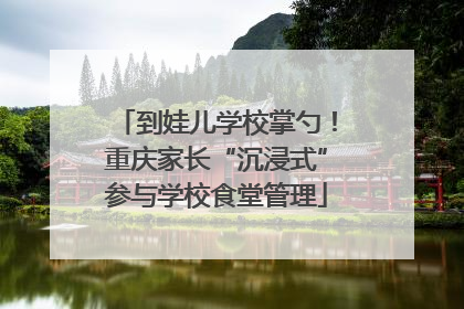 到娃儿学校掌勺！重庆家长“沉浸式”参与学校食堂管理