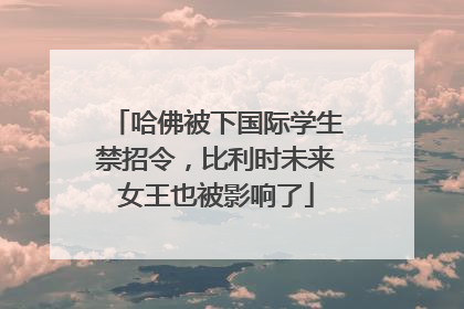 哈佛被下国际学生禁招令，比利时未来女王也被影响了