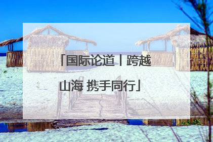 国际论道丨跨越山海 携手同行