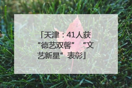 天津：41人获“德艺双馨”“文艺新星”表彰