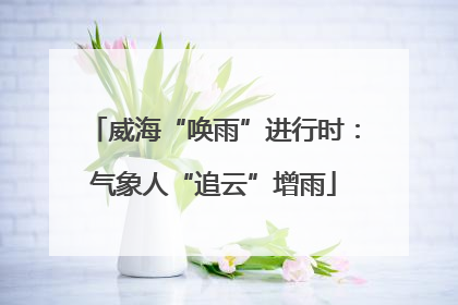 威海“唤雨”进行时：气象人“追云”增雨