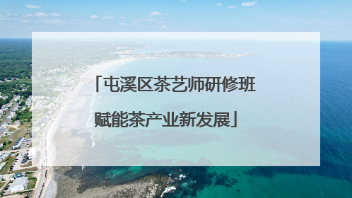 屯溪区茶艺师研修班赋能茶产业新发展