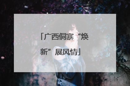 广西侗寨“焕新”展风情
