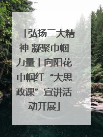 弘扬三大精神 凝聚巾帼力量丨向阳花巾帼红“大思政课”宣讲活动开展