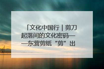 文化中国行｜剪刀起落间的文化密码——东营剪纸“剪”出非遗传承与现代生活的融合之道