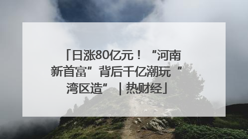 日涨80亿元！“河南新首富”背后千亿潮玩“湾区造”｜热财经