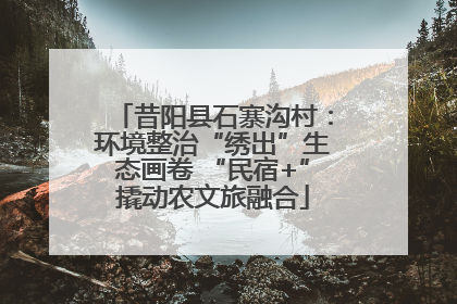 昔阳县石寨沟村：环境整治“绣出”生态画卷 “民宿+”撬动农文旅融合