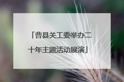 曹县关工委举办二十年主题活动展演