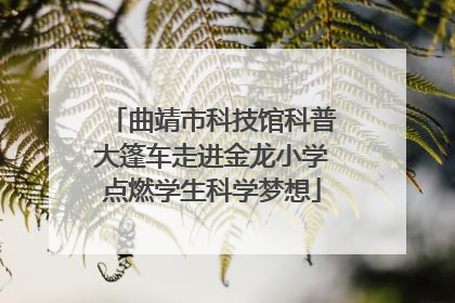 曲靖市科技馆科普大篷车走进金龙小学点燃学生科学梦想