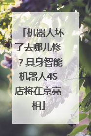 机器人坏了去哪儿修？具身智能机器人4S店将在京亮相