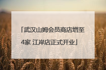 武汉山姆会员商店增至4家 江岸店正式开业