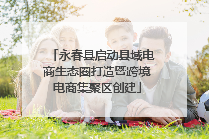 永春县启动县域电商生态圈打造暨跨境电商集聚区创建
