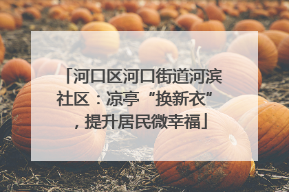 河口区河口街道河滨社区：凉亭“换新衣”，提升居民微幸福