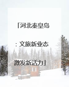 河北秦皇岛：文旅新业态激发新活力