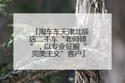 淘车车天津北辰店二手车“老师傅”，以专业征服“完美主义”客户