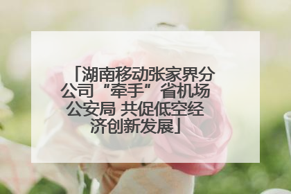湖南移动张家界分公司“牵手”省机场公安局 共促低空经济创新发展