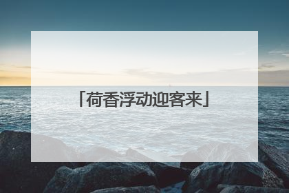 荷香浮动迎客来