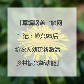 草编锅盖“触网”记：博兴95后新农人刘建新激活乡村振兴新动能