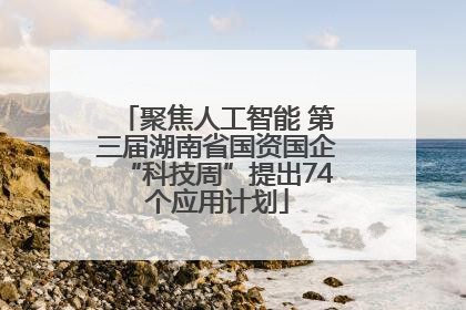 聚焦人工智能 第三届湖南省国资国企“科技周”提出74个应用计划
