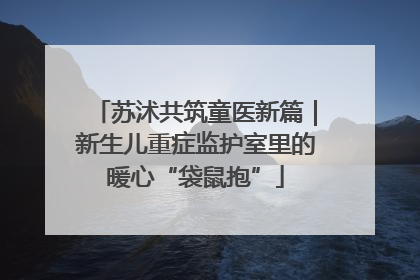 苏沭共筑童医新篇｜新生儿重症监护室里的暖心“袋鼠抱”