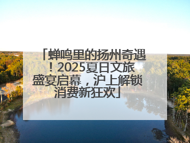 蝉鸣里的扬州奇遇！2025夏日文旅盛宴启幕，沪上解锁消费新狂欢