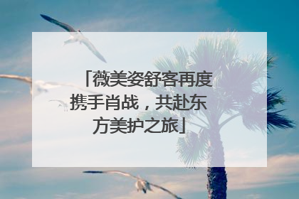 薇美姿舒客再度携手肖战，共赴东方美护之旅
