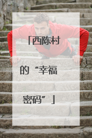 西陈村的“幸福密码”