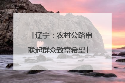 辽宁：农村公路串联起群众致富希望