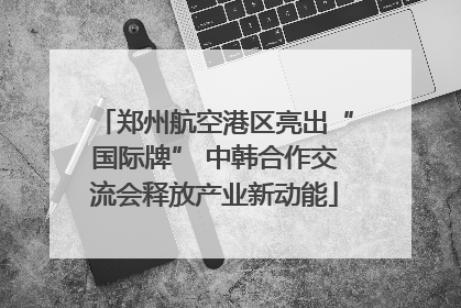 郑州航空港区亮出“国际牌” 中韩合作交流会释放产业新动能