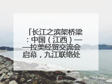 长江之滨架桥梁：中国（江西）——拉美经贸交流会启幕，九江联络处授牌拓商机