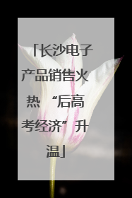 长沙电子产品销售火热 “后高考经济”升温