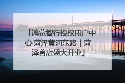 鸿蒙智行授权用户中心·菏泽黄河东路｜菏泽首店盛大开业