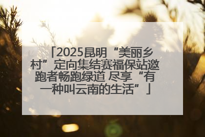 2025昆明“美丽乡村”定向集结赛福保站邀跑者畅跑绿道 尽享“有一种叫云南的生活”