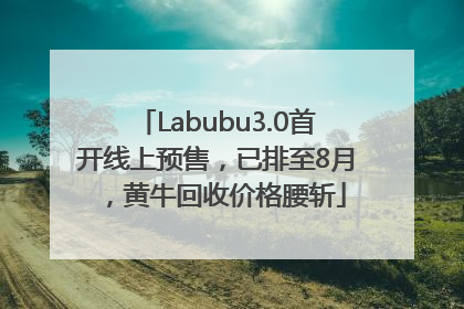 Labubu3.0首开线上预售，已排至8月，黄牛回收价格腰斩